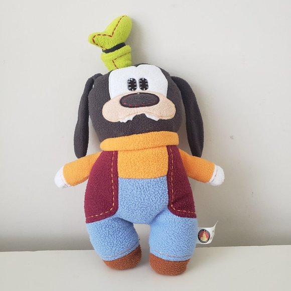 Disneyland Resort Disney Parks Fleece Goofy Plush Stuffy 13" Rare NEEDS SEWN - Picture 1 of 12
